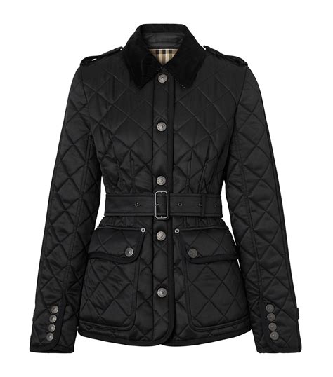 lightweight quilted jacket womens burberry|burberry women's diamond quilted jacket.